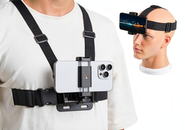 Chest Phone Mount BRDRC Adjustable Camera Mount-0