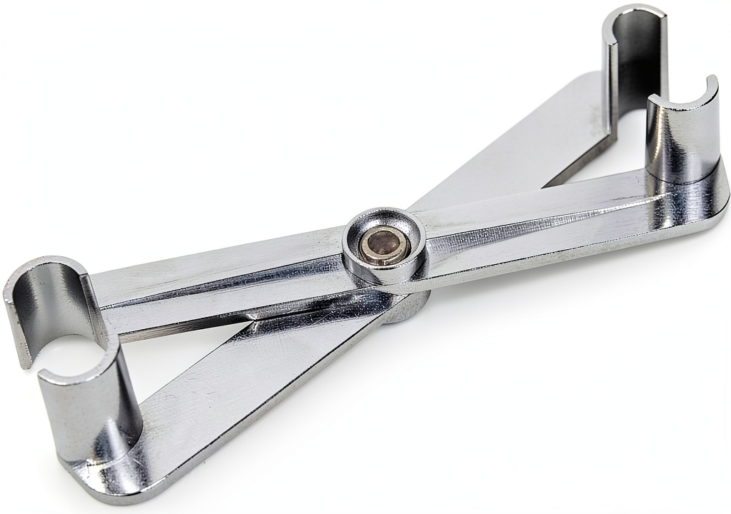 A ABIGAIL Fuel Line Disconnect Scissor Tool in use