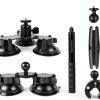 PellKing Car Camera Mount Rotatable Black Kit-5