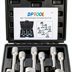 DPTOOL Diesel Injector Fuel Line Socket Wrench Set-0