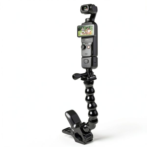 Suptig Gooseneck Camera Mount Aluminum Clamp-8