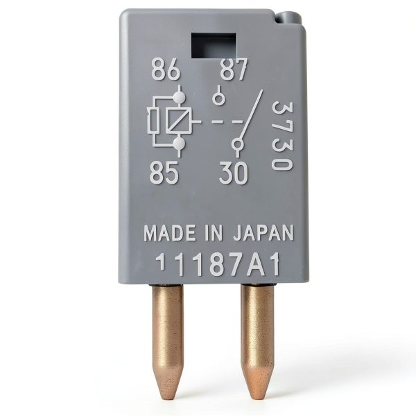 Kwaich 12V DC Micro Relay Plug‑In 4‑Pin Blade Silver Contacts-3