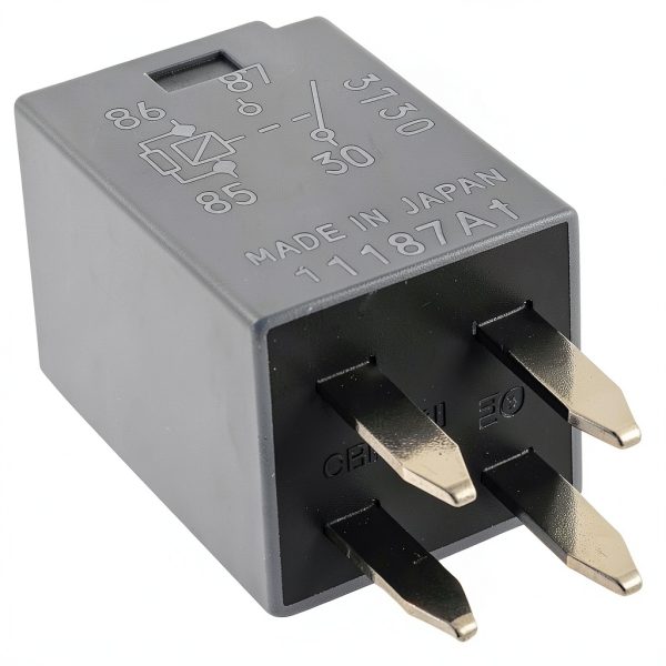 Kwaich 12V DC Micro Relay Plug‑In 4‑Pin Blade Silver Contacts-1