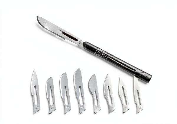 Stainless Steel Scalpel Handle #4 HAISENGO – Non Slip Fits 20-25-5