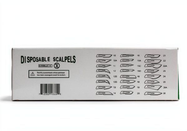 Disposable Scalpels P&P Medical Size 15 Plastic Handle – Pack of 10-7
