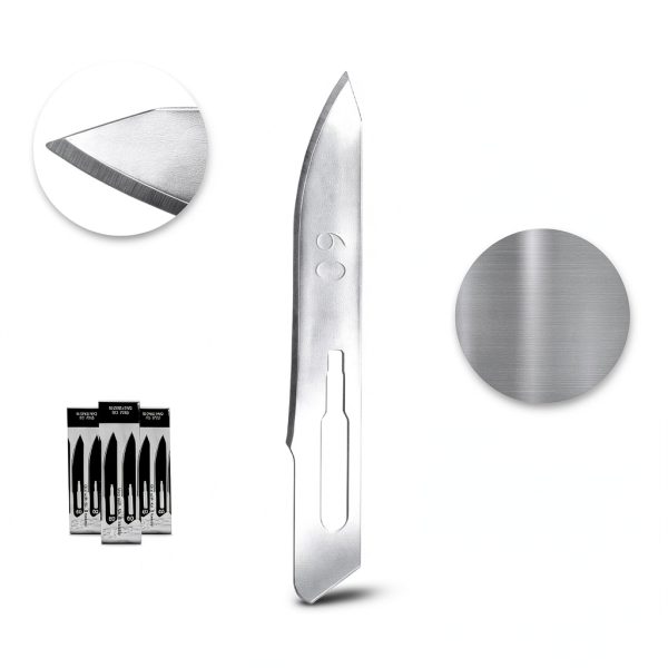 Cynamed Stainless Steel #60 Scalpel Blades Box of 100 Disposable-1