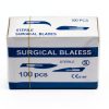 Scalpel Blades Cynamed 100 #10 Pack with #3 Stainless Steel Handle-2