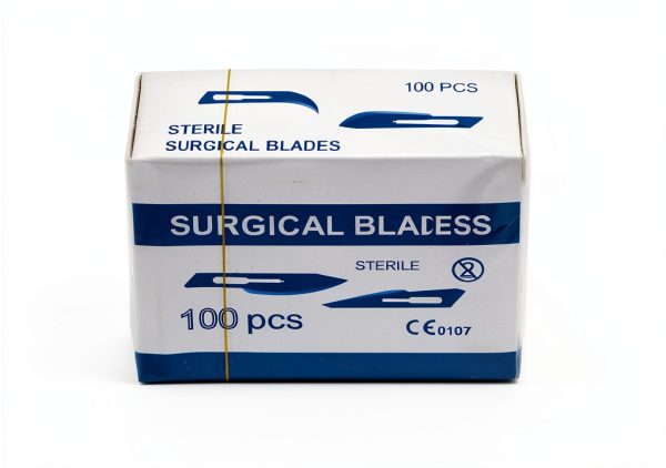 Scalpel Blades Cynamed 100 #10 Pack with #3 Stainless Steel Handle-2