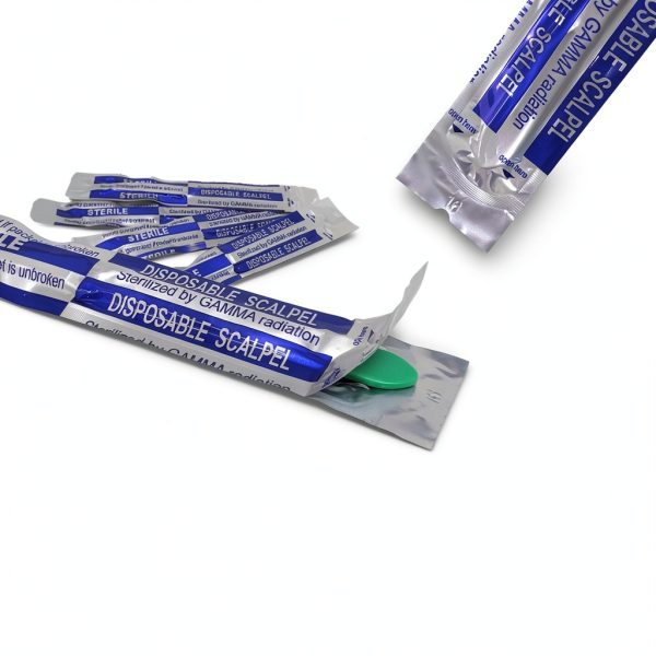 Disposable Surgical Scalpel Blades #22 Steel Plastic Handle 10 Pack-6