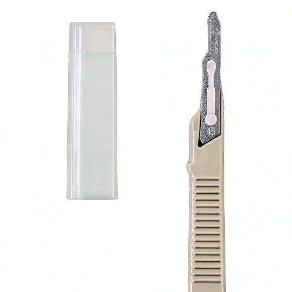 Dynarex Disposable Scalpel #15 Box of 10 – Stainless Steel Lab Knife-0
