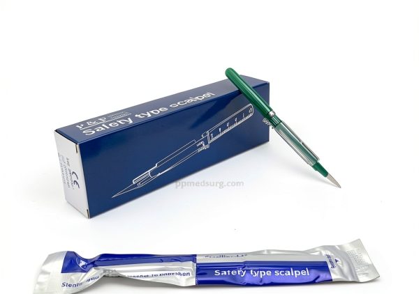 Disposable Safety Scalpels P&P Medical Sterile Blade Size 15-1