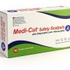 Dynarex Medi-Cut Disposable Scalpel #15 Safety Scalpel Box of 10-6