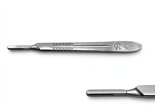 Stainless Steel Scalpel Handle #4 HAISENGO – Non Slip Fits 20-25-1