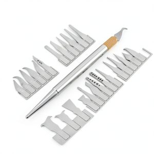 BGA Chip Repair Blade Set Walfront 27‑Blade Alloy Steel Tool for CPU-0