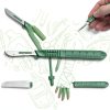 Disposable Surgical Scalpel Knife #10 FifthPulse Sterile Curved Blades-3