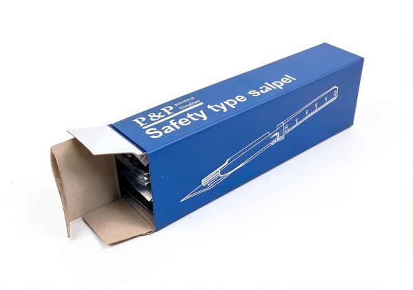 Disposable Safety Scalpels P&P Medical Sterile Blade Size 15-6