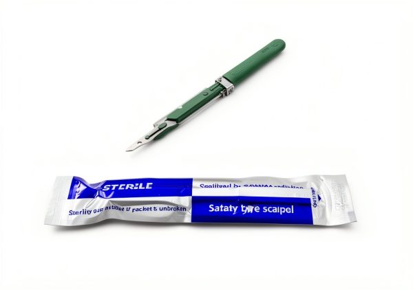 Disposable Safety Scalpels P&P Medical Sterile Blade Size 15-2