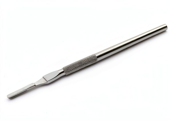 Scalpel Handle #4 Round Grip Blade Holder G.S Store Stainless Steel-2