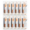 Ceramic Scalpel Slice 10568 Thin Flat Handle Blade 12‑Pack-0
