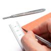 Stainless Steel Scalpel Handle #4 HAISENGO – Non Slip Fits 20-25-6