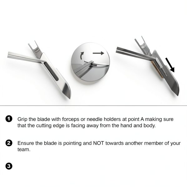 Surgical Blades 10 Pack of 15 with Steel Handle – MyMed Surgical Tool-4