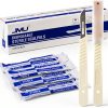 JMU #10 Disposable Sterile Scalpels with Plastic Handle – Pack of 10-0