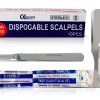 Disposable Scalpels 10R MedHelp High Carbon Steel Blade Pack of 10-0