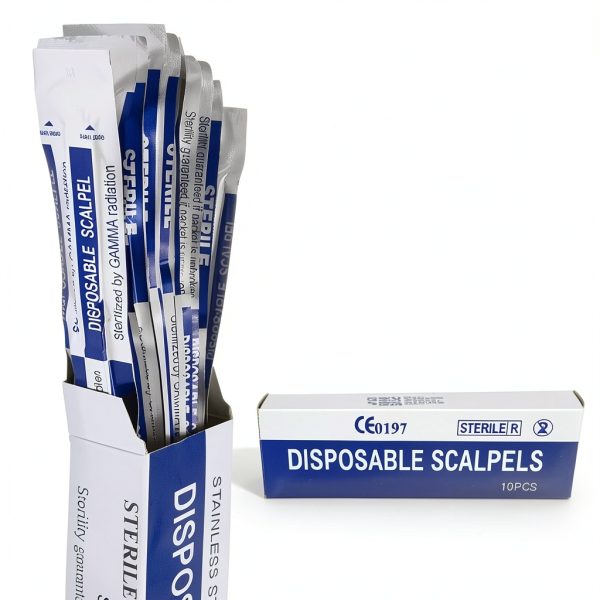 MyMed Disposable Scalpels #10 Carbon-Steel Blades Sterile Pack of 20-4